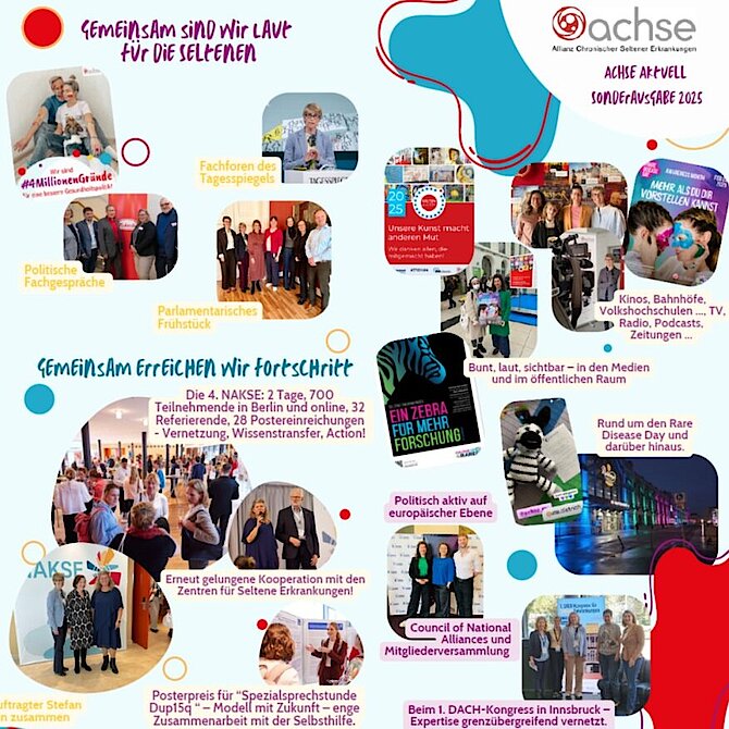 Screenshot ACHSE Aktuell Sonderausgabe 2025