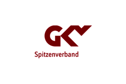 Logo mit den roten Buchstaben 'GKV' und dem Schriftzug 'Spitzenverband' darunter