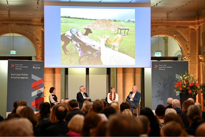 Eva Luise Köhler Lecture mit Dr. Archangela Iuso, Heinz Wilkens, Dr. Lucia Laugwitz und Michael Scholz