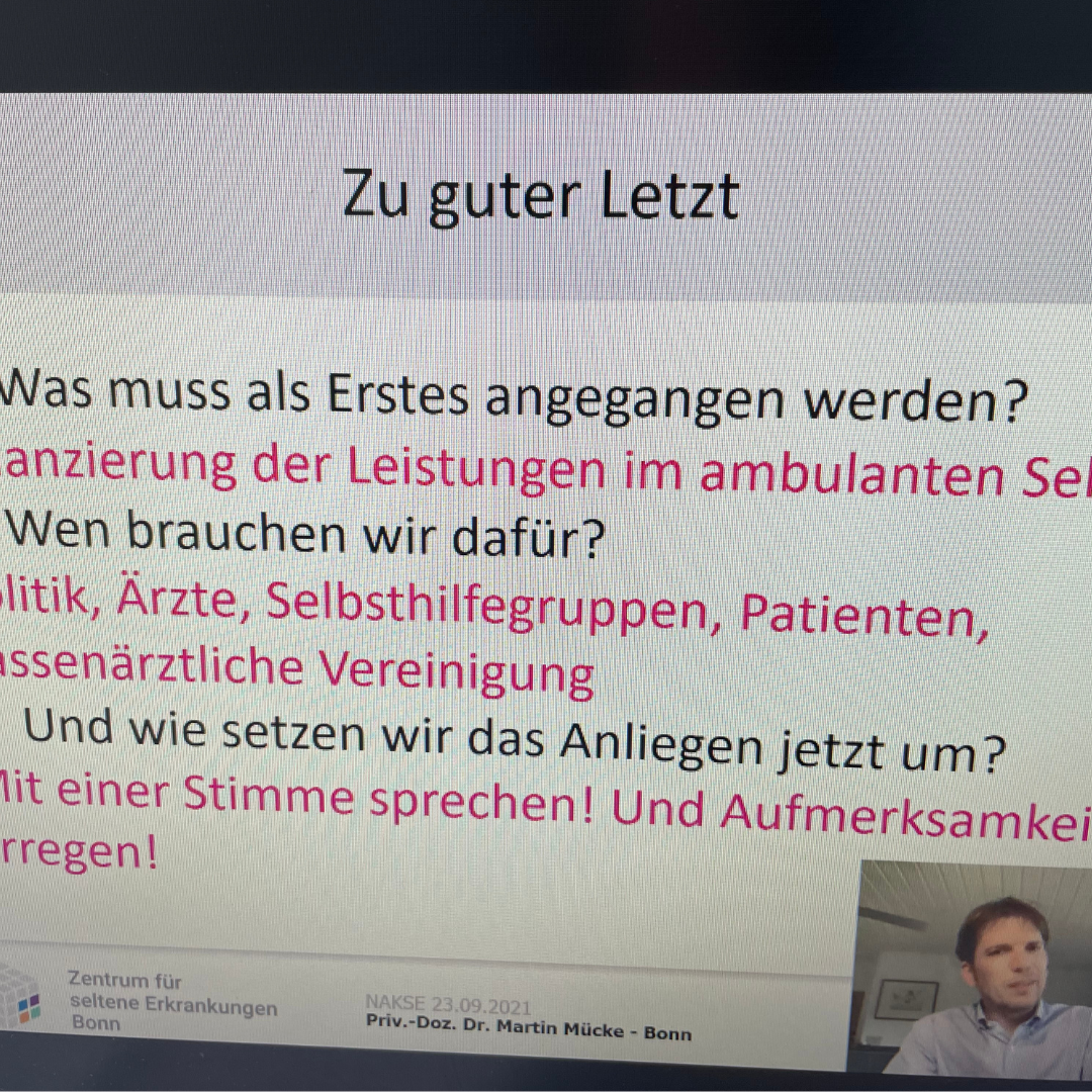 Vortrag Priv.-Doz. Dr. Martin Mücke (ZSE Bonn) Vortrag Priv.-Doz. Dr. Martin Mücke (ZSE Bonn)