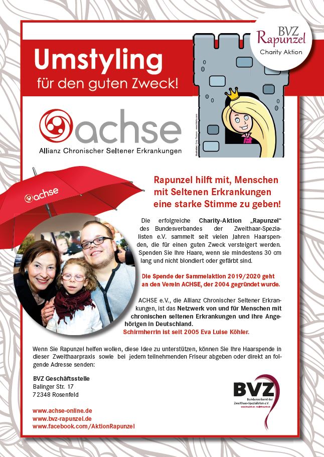 Plakat zur Aktion Rapunzel